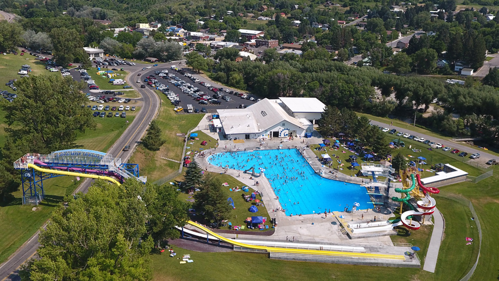 Lava Hot Springs Olympic Swimming Pool Waterpark
