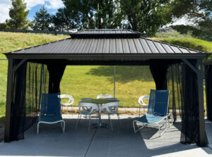Rent a cabana at Lava Hot Springs Olympic Pool Waterpark