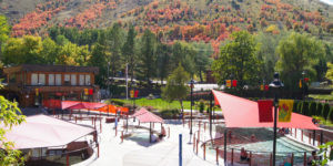 Lava Hot Springs Hot Pools in the fall