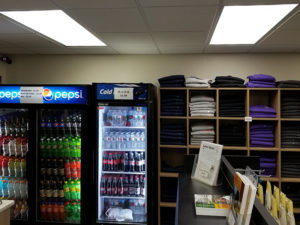 Gift Shop Cold drinks and T-Shirts