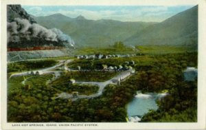 Lava Hot Springs Historic Postcard