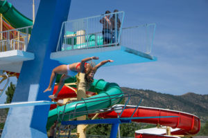 Back Flip off of Lava Hot Springs Diving Board