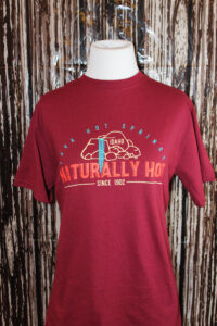 Lava Hot Springs red tshirt