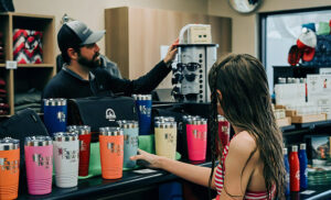 Lava Hot Springs gift shop at the hot pools