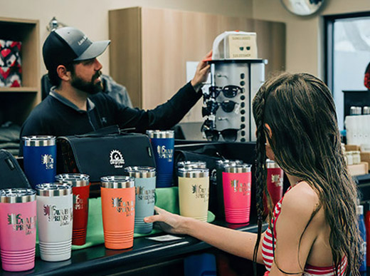 Lava Hot Springs Gift Shop Souvenirs and Snacks