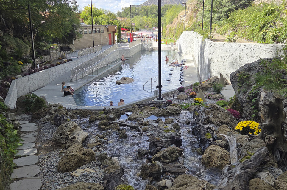 Newest hot pool in Lava Hot Springs.