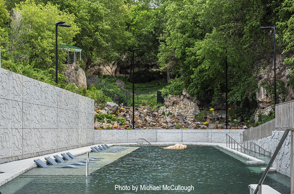 Newest hot pool in Lava Hot Springs. Photo by Michael McCullough of Photographer/UAS