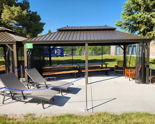 Rent #10 large cabana at Lava Hot Springs Olympic Pool Waterpark