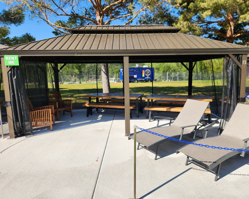 Rent #8 large cabana at Lava Hot Springs Olympic Pool Waterpark