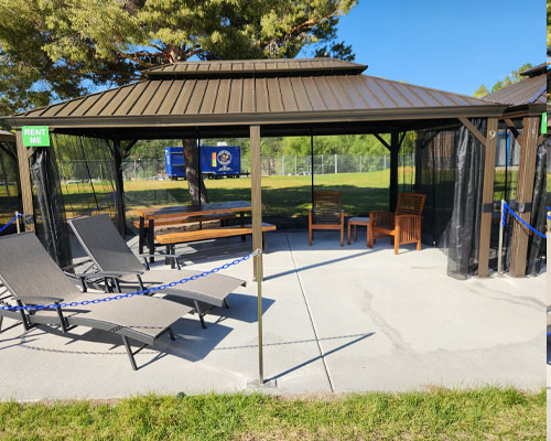 Rent #9 large cabana at Lava Hot Springs Olympic Pool Waterpark
