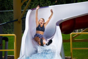 Lava Hot Springs Water Park Curly Slides