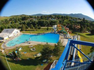 Top of Lava Hot Springs Water Slides